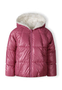 Mädchen Wendesteppjacke metallic lila 9 Monate-8 Jahre