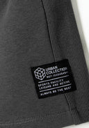 Jungen Fleece-Shorts mit Rippenstoff-Einsätzen grau 3-14 Jahre