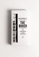 Men 5 pack boxers with logo waistband black in sleek packaging showcasing black branded waistband. Perfect for comfortable everyday wear.