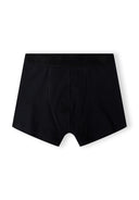 Men 5 pack boxers with elastic waistband black featuring soft fabric for comfort and a secure fit.
