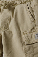 Boys combat shorts elasticated waistband grey 3-14y featuring soft woven fabric, practical pockets, and adjustable waist.