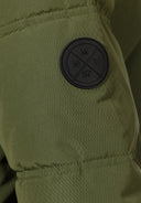 Boys olive green padded jacket with MNT 97 patch