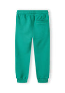 Green joggers with elasticated waistband, side pocket, and ribbed cuffs. Boys sweatshirt and joggers set half zip green 1-8y.